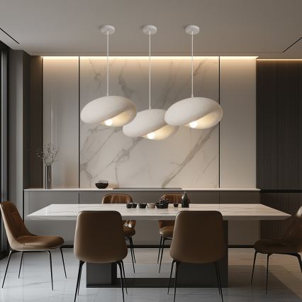 BRILAGI - Kábeles függőlámpa WABI SABI 1x E27/60W/230V Ø 40 cm fehér