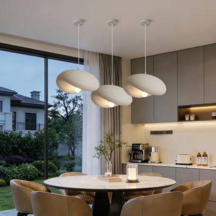BRILAGI - Kábeles függőlámpa WABI SABI 1x E27/60W/230V Ø 40 cm fehér