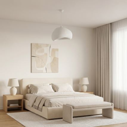 Brilagi - Kábeles függőlámpa WABI SABI 1xE27/40W/230V, átm. 42 cm, fehér