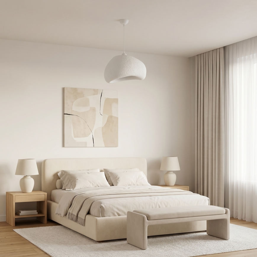 Brilagi - Kábeles függőlámpa WABI SABI 1xE27/40W/230V, átm. 42 cm, fehér