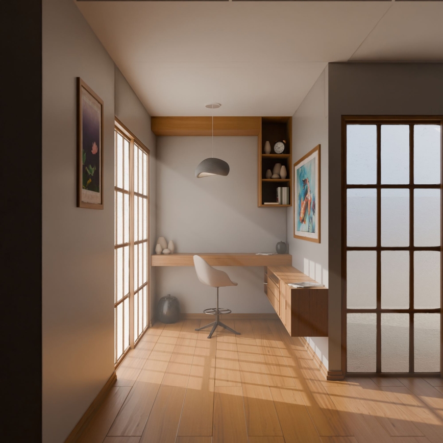 Brilagi - Kábeles függőlámpa WABI SABI 1xE27/40W/230V szürke