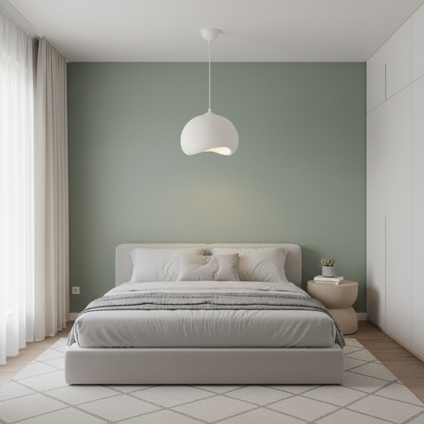 Brilagi - Kábeles függőlámpa WABI SABI 1xE27/40W/230V Ø 34 cm fehér