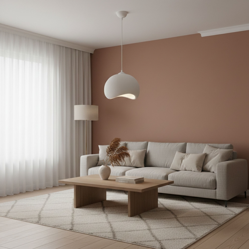 Brilagi - Kábeles függőlámpa WABI SABI 1xE27/40W/230V Ø 34 cm fehér