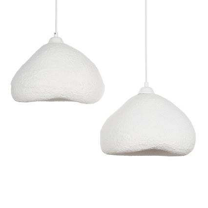 Brilagi - Kábeles függőlámpa WABI SABI 2xE27/40W/230V átm. 45 cm fehér