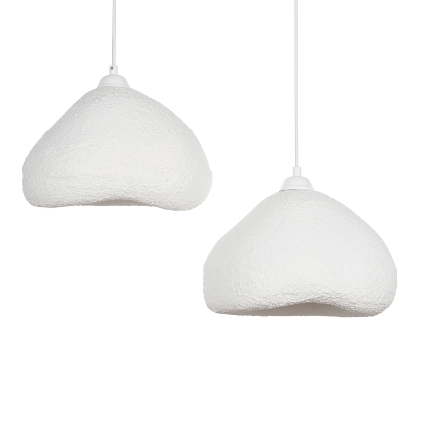 Brilagi - Kábeles függőlámpa WABI SABI 2xE27/40W/230V átm. 45 cm fehér