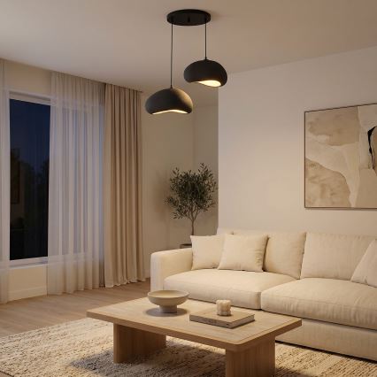 Brilagi - Kábeles függőlámpa WABI SABI 2xE27/40W/230V átm. 60 cm fekete