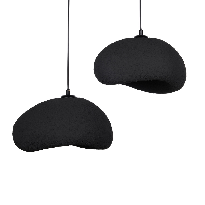 Brilagi - Kábeles függőlámpa WABI SABI 2xE27/40W/230V átm. 60 cm fekete
