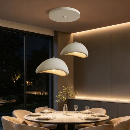 BRILAGI - Kábeles függőlámpa WABI SABI 2xE27/60W/230V fehér