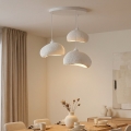 BRILAGI - Kábeles függőlámpa WABI SABI 3xE27/40W/230V átm. 60 cm fehér