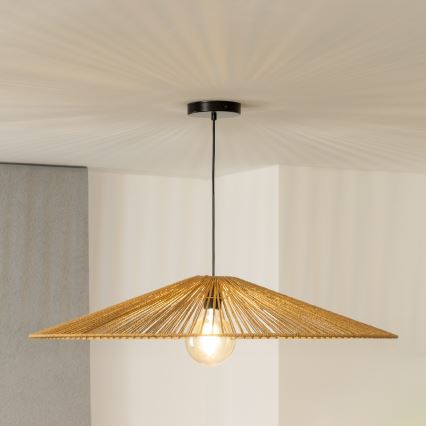 Brilagi - kábeles LED csillár CERIA BOHO 1xE27/40W/230V átmérő 90 cm barna