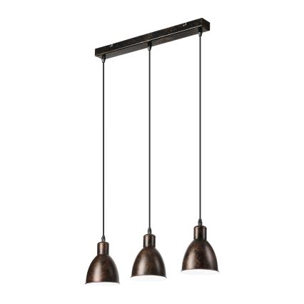 Brilagi - kábeles LED csillár RIDDY 3xE27/60W/230V réz/patina