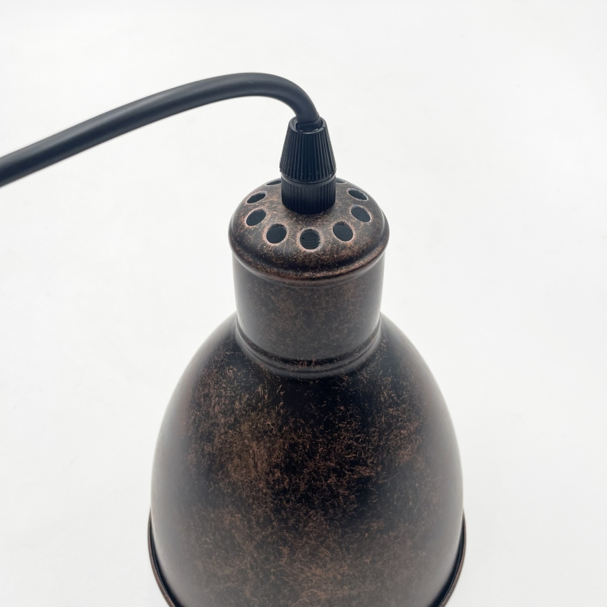 Brilagi - kábeles LED csillár RIDDY 3xE27/60W/230V réz/patina