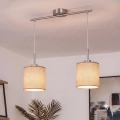 Brilagi - kábeles LED függeszték NUBILA 2xE27/60W/230V világosbarna