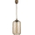 Brilagi - kábeles LED függőlámpa RETRO GLASS 1xE27/60W/230V Ø 14 cm barna/füstös barna