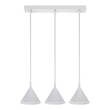 Brilagi - Kábelre függesztett csillár CONE TRIPLE 3xGX53/15W/230V fehér
