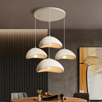BRILAGI - Kábelre függesztett csillár WABI SABI 4xE27/60W/230V fehér