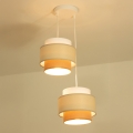 Brilagi - Kábelre szerelt csillár RESNA 2xE27/60W/230V átm. 30 cm krémszínű/bézs