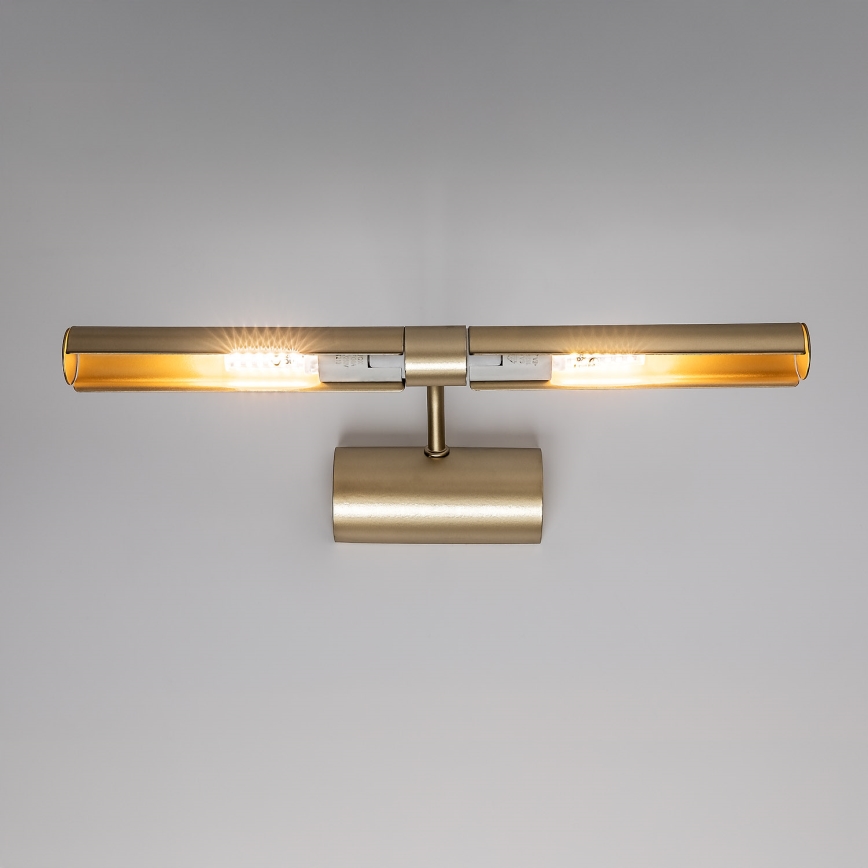 Brilagi - Képvilágító lámpa DANAE 2xE14/40W/230V arany