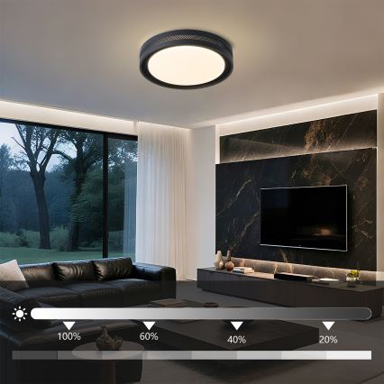 Brilagi - LED dimmelhető mennyezeti lámpa KREON LED/54W/230V 3000-6000K fehér átm. 38 cm + távirányító