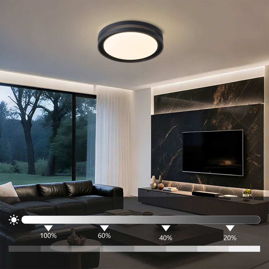 Brilagi - LED dimmelhető mennyezeti lámpa KREON LED/54W/230V 3000-6000K fehér átm. 38 cm + távirányító