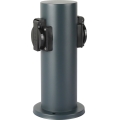 Brilagi - Kültéri csatlakozós oszlop PILLAR 2Z SCHUKO 230V IP44 antracit
