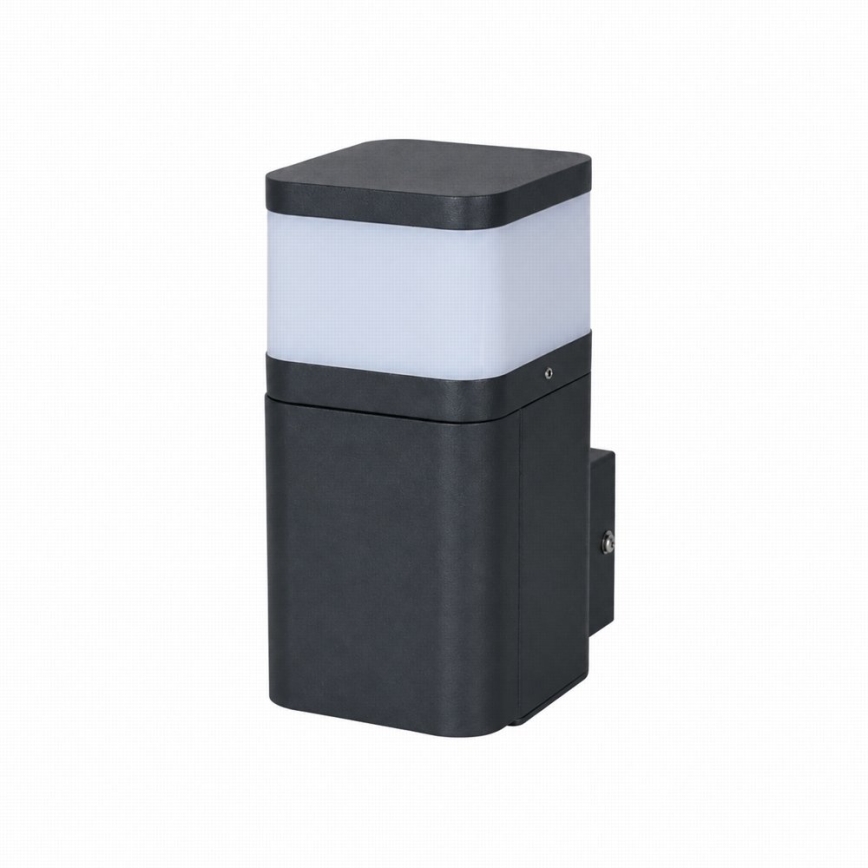 BRILAGI - Kültéri fali lámpa SCHUKO aljzattal PILLAR 1xG9/11W/230V IP44 fekete