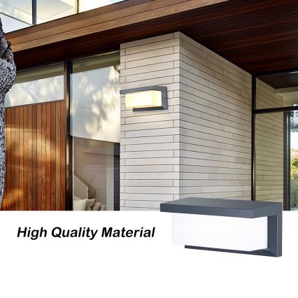 Brilagi - Kültéri fali lámpa BRICKY 1xE27/60W/230V antracit IP54