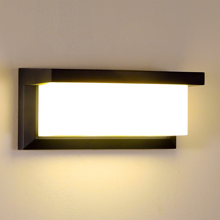 Brilagi - Kültéri fali lámpa BRICKY 1xE27/60W/230V fekete IP54