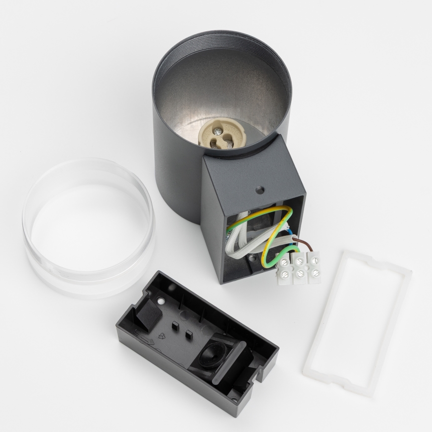 Brilagi - Kültéri fali lámpa MATERA 1xGU10/30W/230V antracit IP54