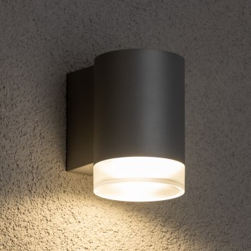 Brilagi - Kültéri fali lámpa MATERA 1xGU10/30W/230V szürke IP54