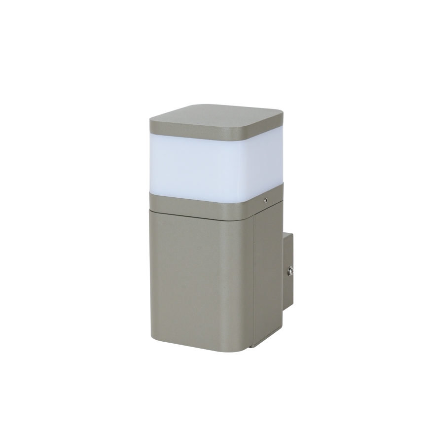 BRILAGI - Kültéri fali lámpa SCHUKO aljzattal PILLAR 1xG9/11W/230V IP44 szürke