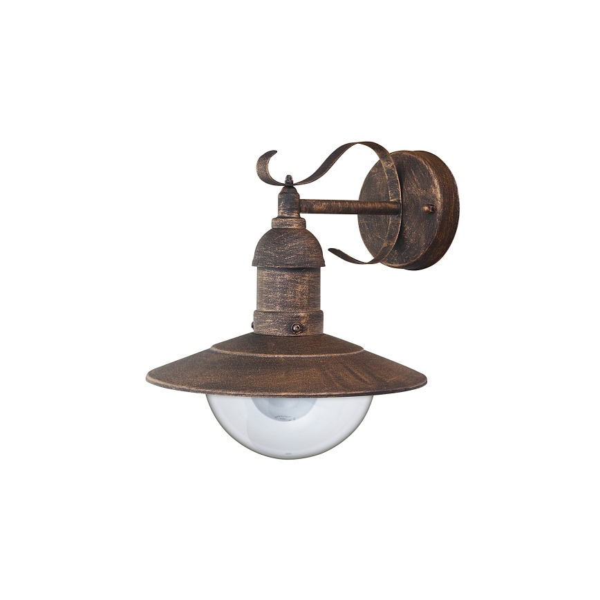 Brilagi - Kültéri fali lámpatest MOLDE 1xE27/60W/230V IP44 bronz/patina