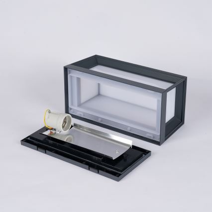 Brilagi - Kültéri fali lámpatest PARKER 1xE27/60W/230V antracit IP44