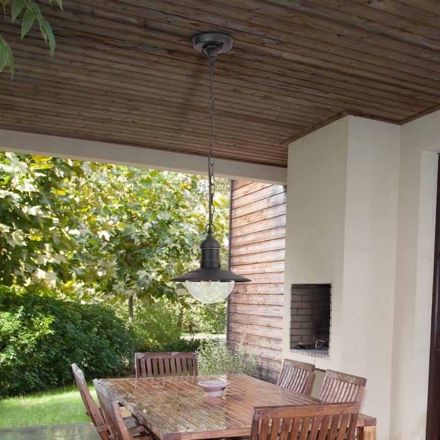 Brilagi - Kültéri függesztett lámpatest MOLDE 1xE27/60W IP44 fekete