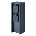 Brilagi - Kültéri konnektoros oszlop PILLAR 2Z SCHUKO 230V IP44 antracit