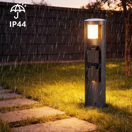 Brilagi - Kültéri lámpa 2 db SCHUKO aljzattal PILLAR 1xG9/11W/230V IP44 antracit