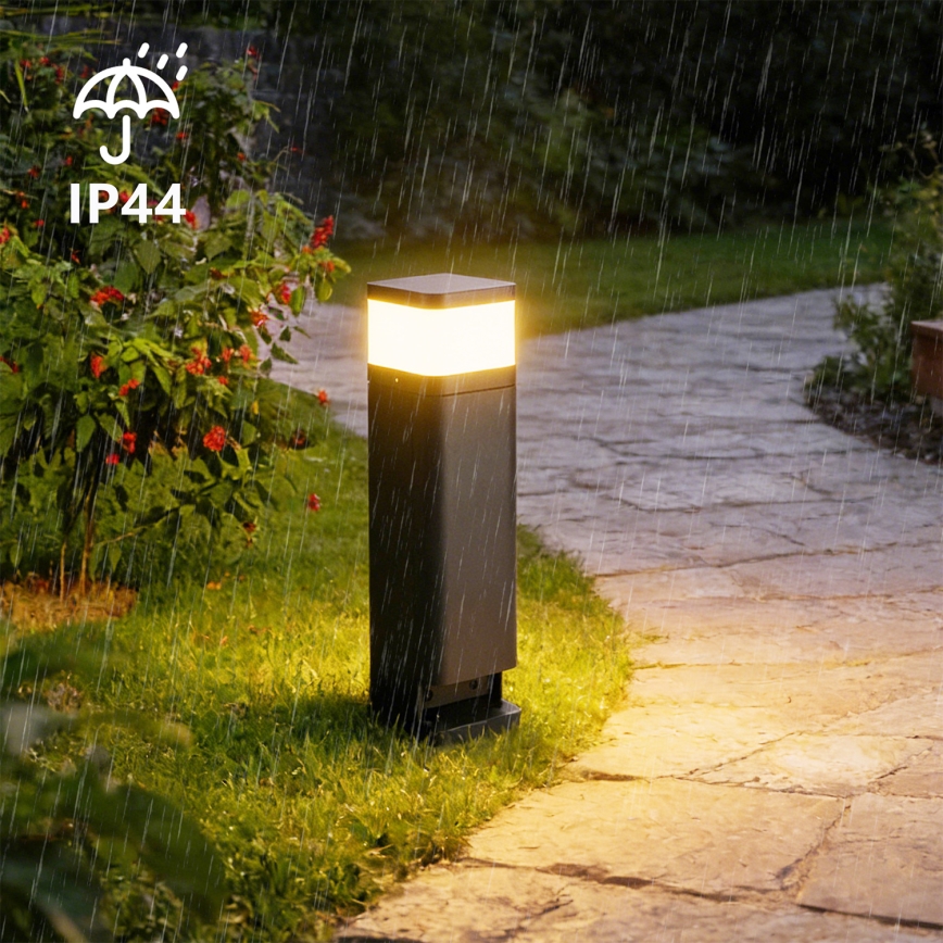 Brilagi - Kültéri lámpa 2 SCHUKO aljzattal PILLAR 1xG9/11W/230V IP44 antracit