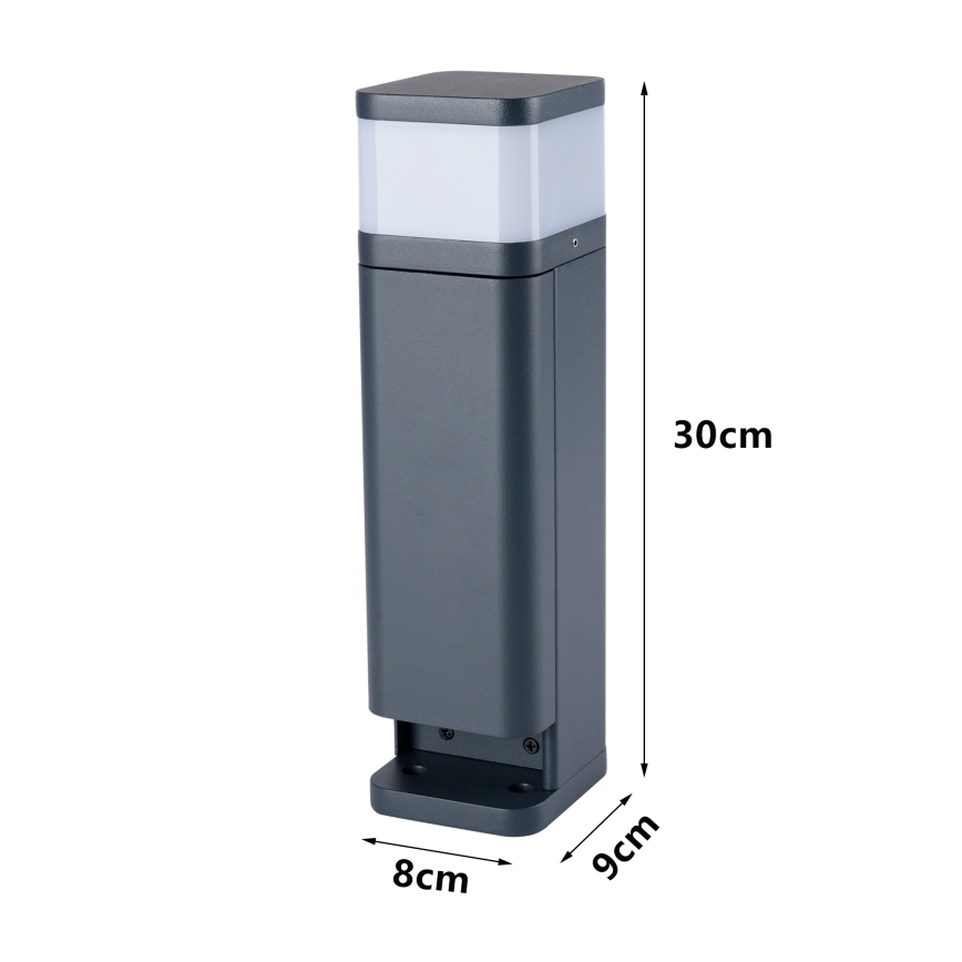 Brilagi - Kültéri lámpa 2 SCHUKO aljzattal PILLAR 1xG9/11W/230V IP44 antracit