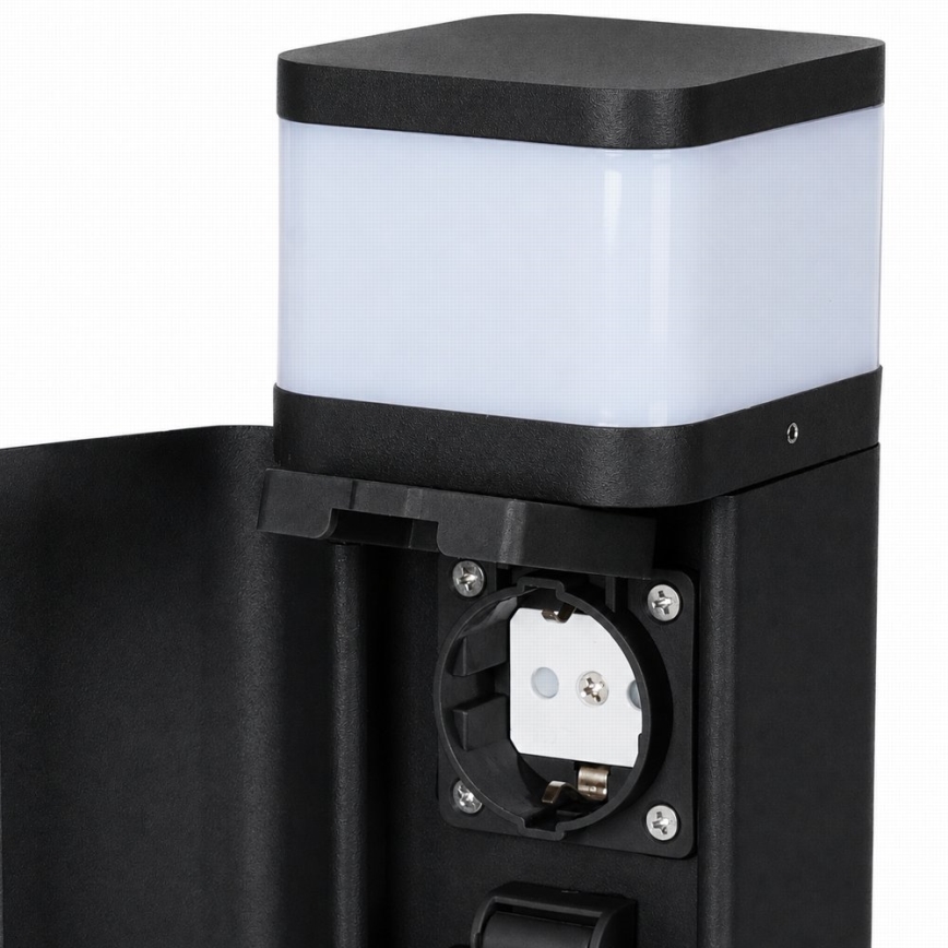 BRILAGI - Kültéri lámpa 2 db SCHUKO PILLAR 1xG9/11W/230V IP44 fekete