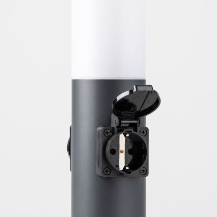 Brilagi - NOVA kültéri lámpa 2 db SCHUKO aljzattal, 1xE27/15W/230V, 40 cm, IP44, antracit
