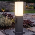 Brilagi - Kültéri lámpa 2 SCHUKO aljzattal NOVA 1xE27/15W/230V 40 cm IP44 antracit