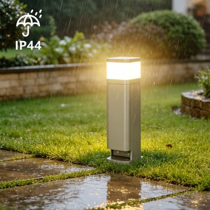BRILAGI - Kültéri lámpa 2 SCHUKO aljzattal PILLAR 1xG9/11W/230V IP44 szürke