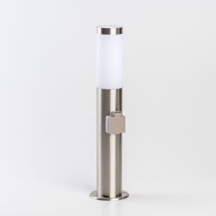 BRILAGI - ELIA kültéri lámpa aljzattal, 1xE27/20W/230V, IP44, 50 cm, matt króm