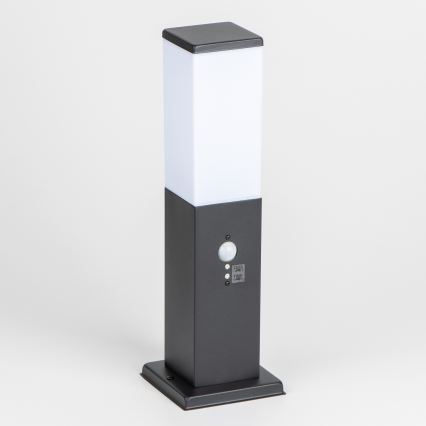 Brilagi - Kültéri lámpa érzékelővel NOVA 1xE27/15W/230V 40 cm IP44 fekete