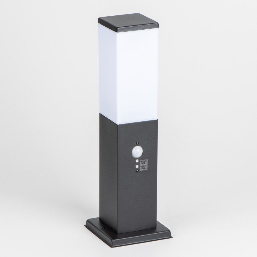 Brilagi - Kültéri lámpa érzékelővel NOVA 1xE27/15W/230V 40 cm IP44 fekete