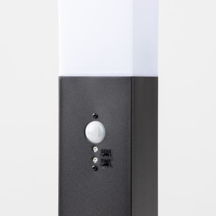 Brilagi - Kültéri lámpa érzékelővel NOVA 1xE27/15W/230V 40 cm IP44 fekete