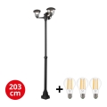 BRILAGI -  Kültéri lámpa LUNA 3xE27/60W/230V IP44
