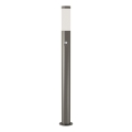 Brilagi - Kültéri lámpa mozgásérzékelővel ELIA 1xE27/20W/230V IP44 100 cm matt króm
