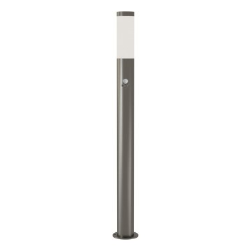 Brilagi - Kültéri lámpa mozgásérzékelővel ELIA 1xE27/20W/230V IP44 100 cm matt króm