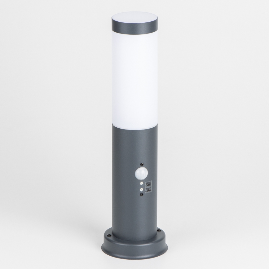 Brilagi - Kültéri lámpa mozgásérzékelővel NOVA 1xE27/15W/230V 40 cm IP44 antracit